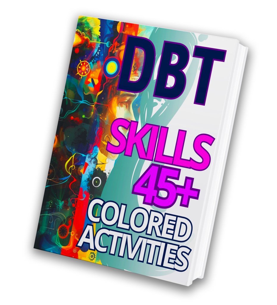 DBT Workbook For Teens, DBT For Teens, Coloring Book,