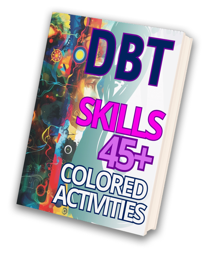 dbt cbt act workbook for anxiety and stress by Erin Parker DBT Workbook For Teens by Erin Parker